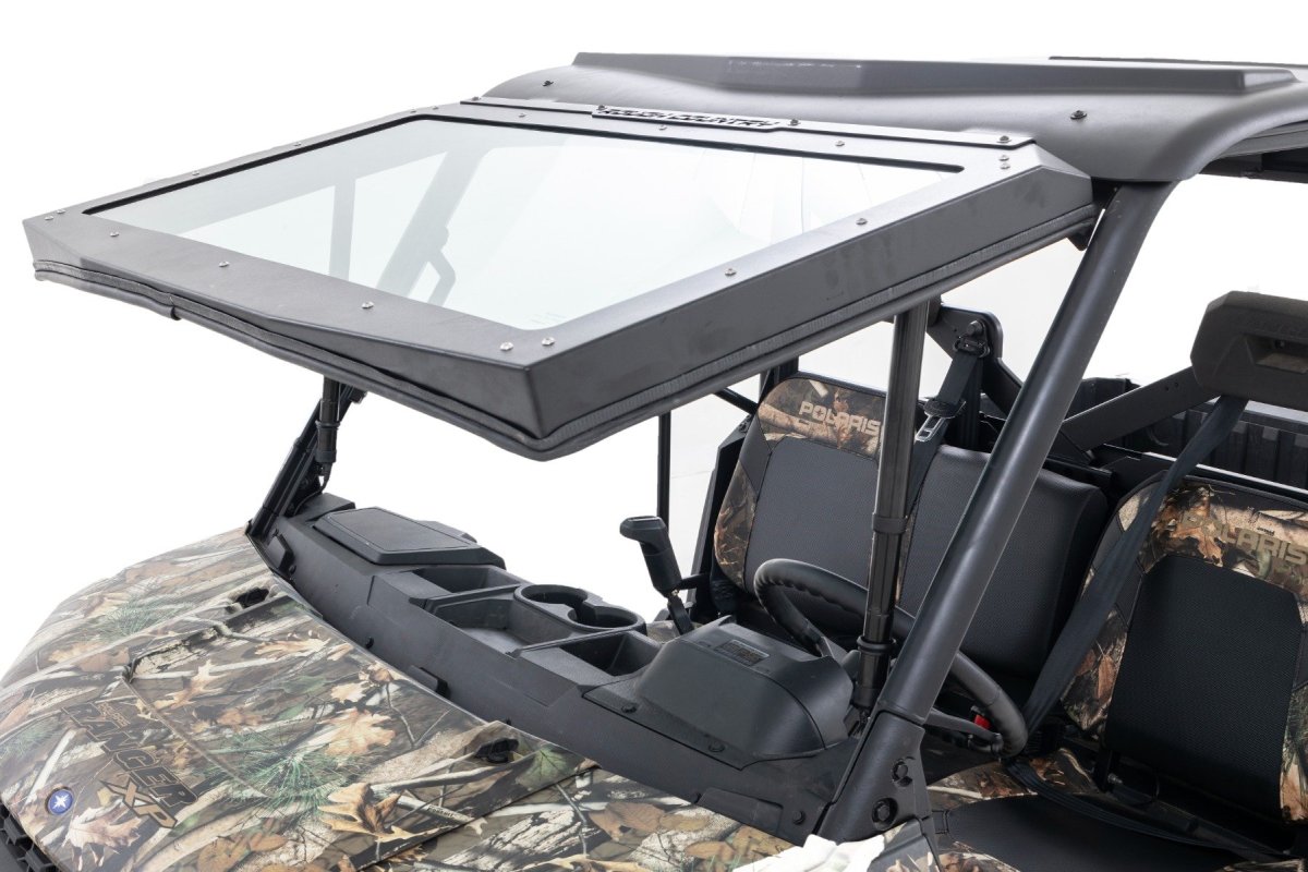 Polaris Ranger 900 XP EPS Northstar Edition Electric Tilt Windshield - Rough Country - Auto-Tilt Glass - '15-'16